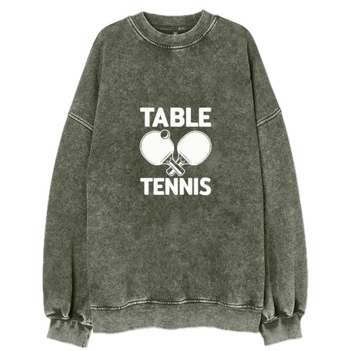 Table Tennis Vintage Sweatshirt