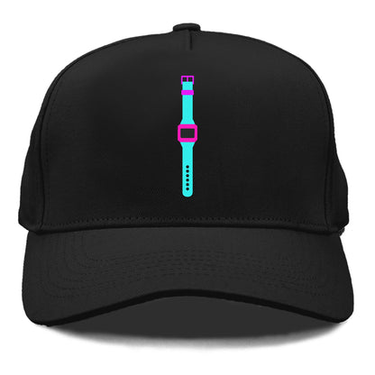 Retro 80s Watch Blue Hat