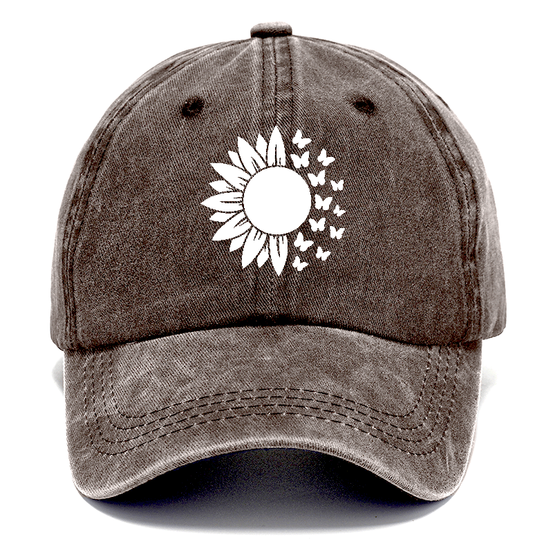 sunflower butterflies Hat