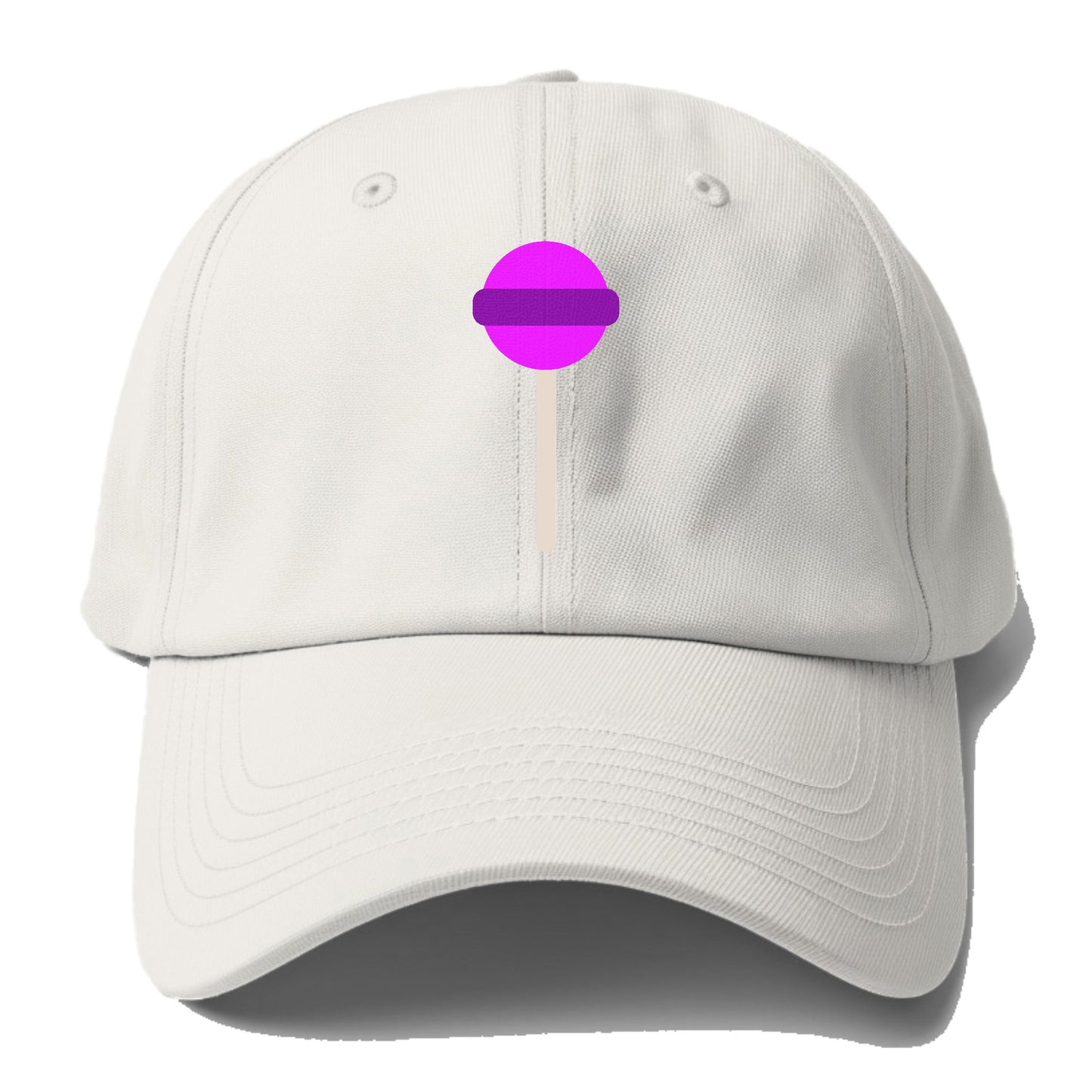 Retro 80s Lollipop Purple Hat