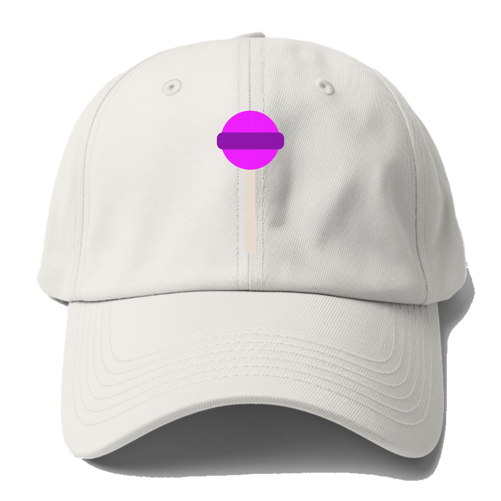 Retro 80s Lollipop Purple Hat