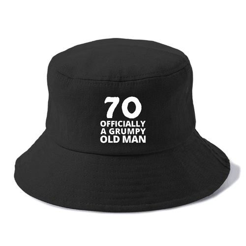 70 Officially A Grumpy Old Man Bucket Hat