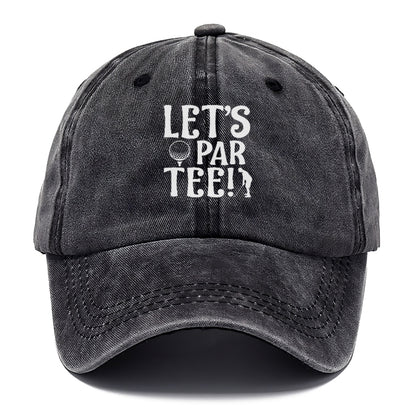 Let's par tee Hat