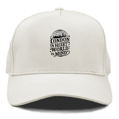 london in heart world in mind Hat