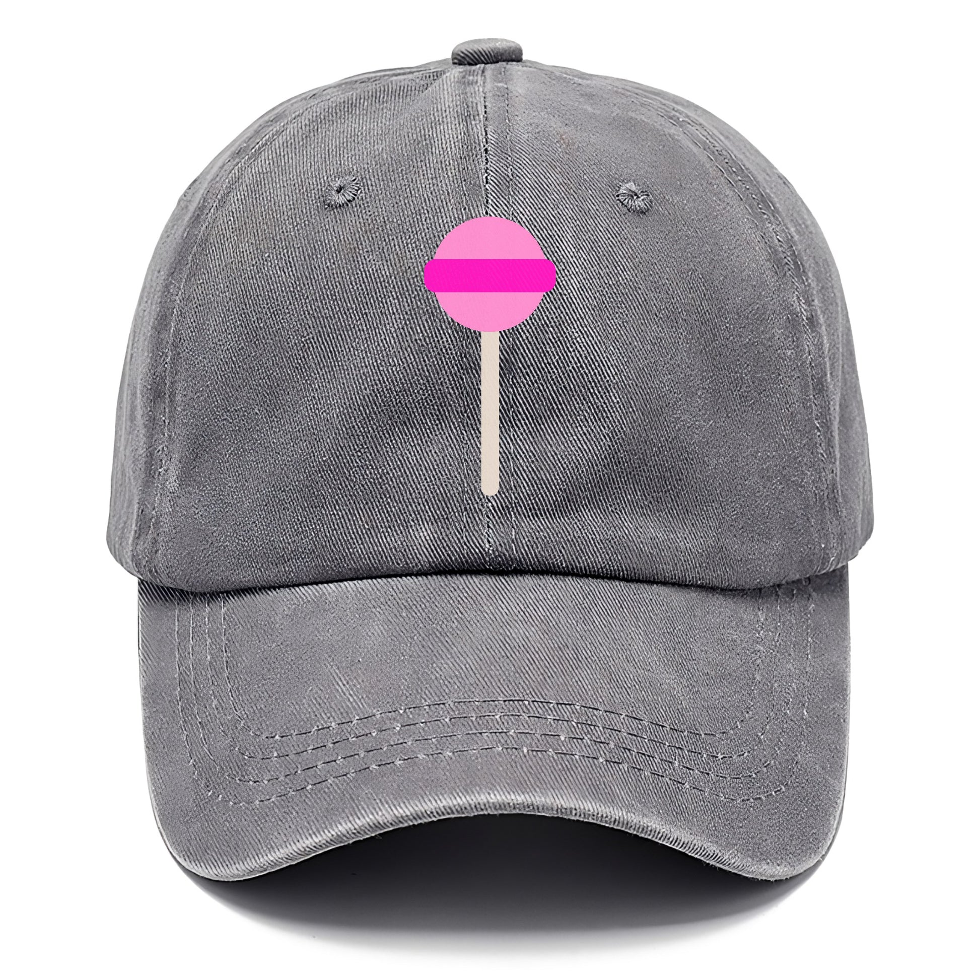 Retro 80s Lollipop Pink Hat