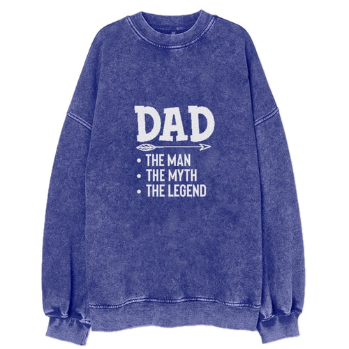 Dad The Man The Myth The Legend Vintage Sweatshirt