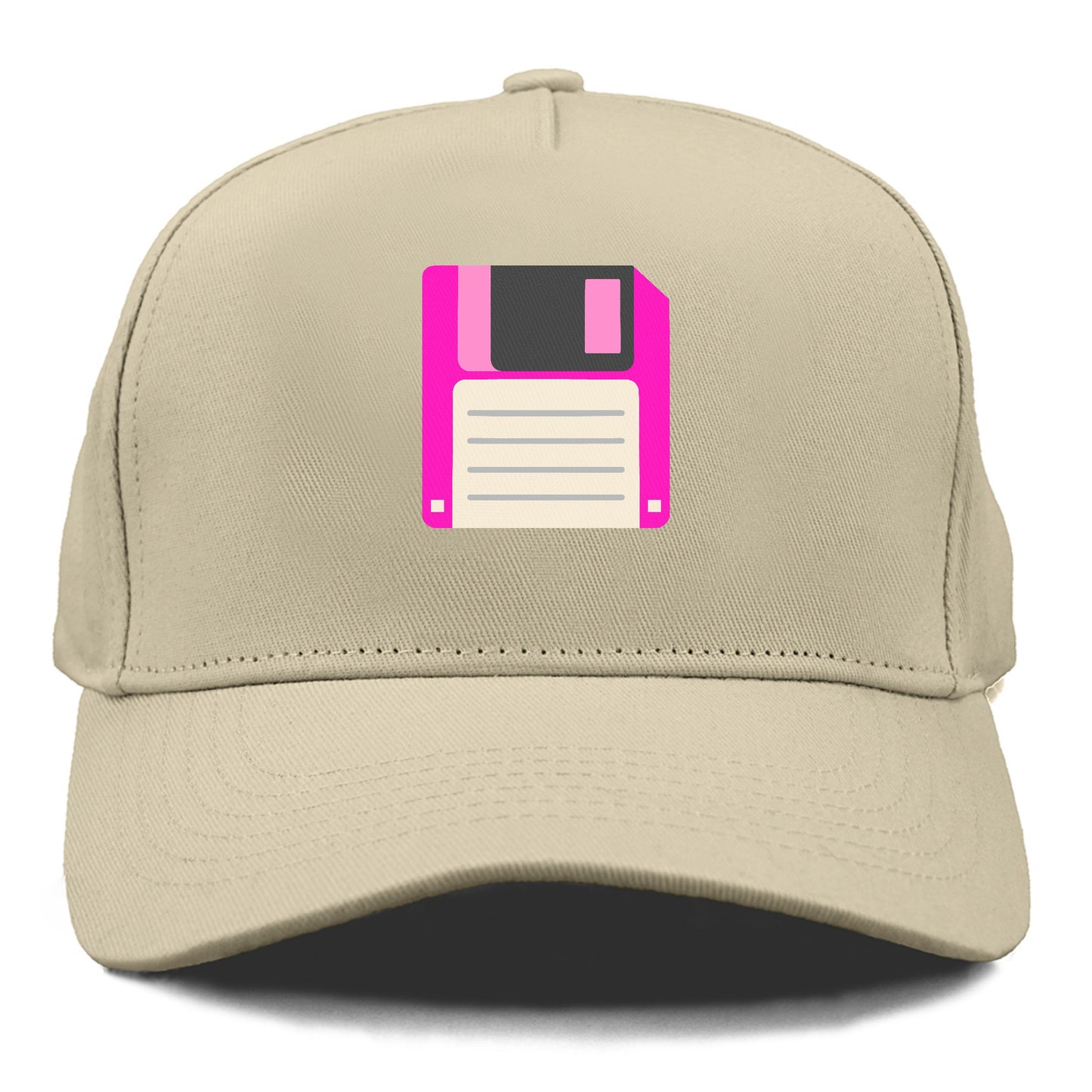 Retro 80s Floppy Disk Pink Hat