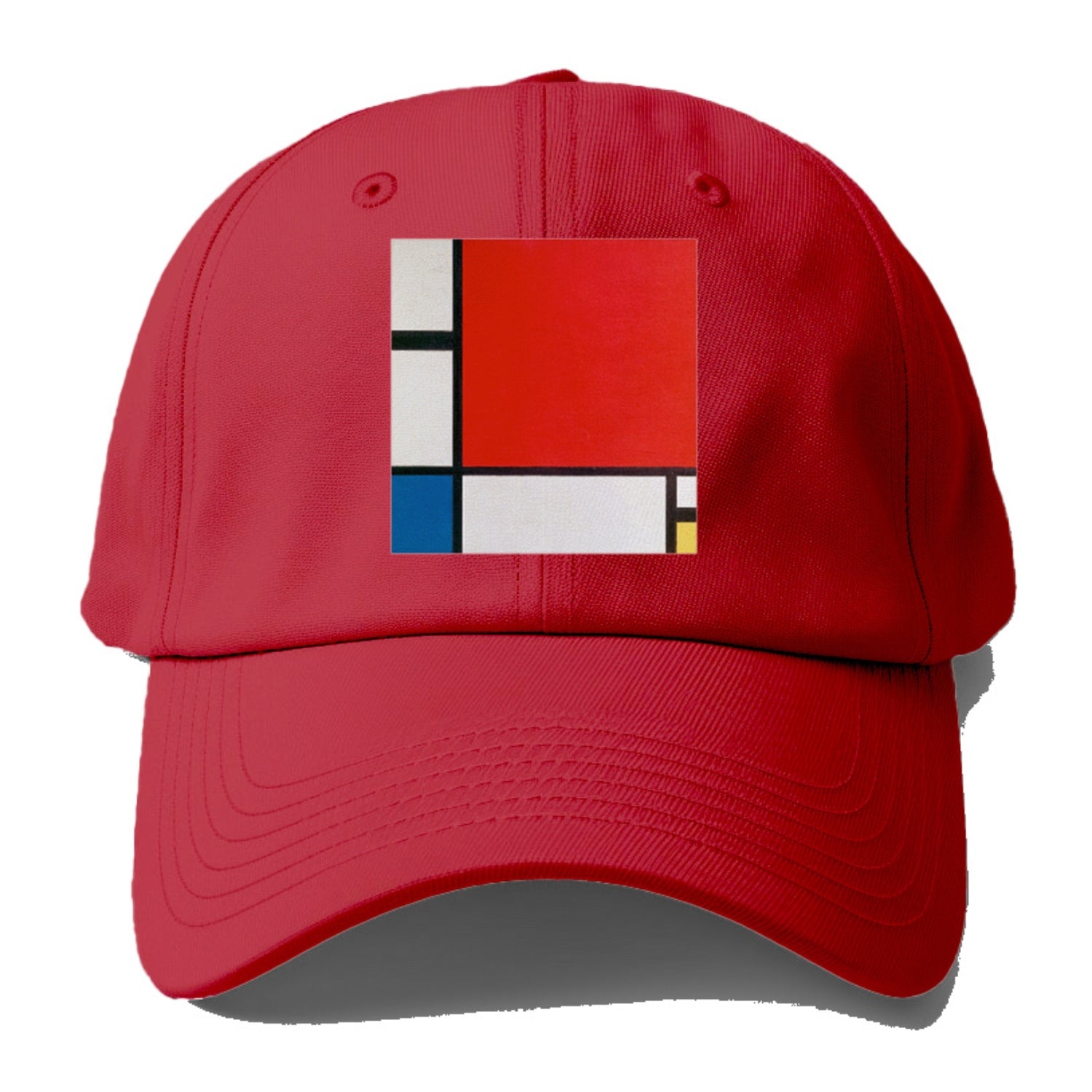 Composition with Red Blue and Yellow Hat