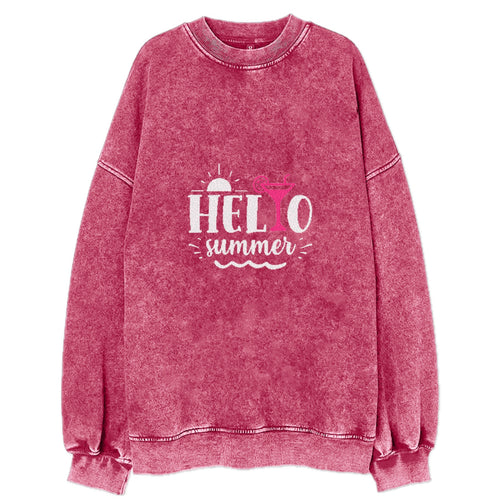 Hello Summer 3 Vintage Sweatshirt