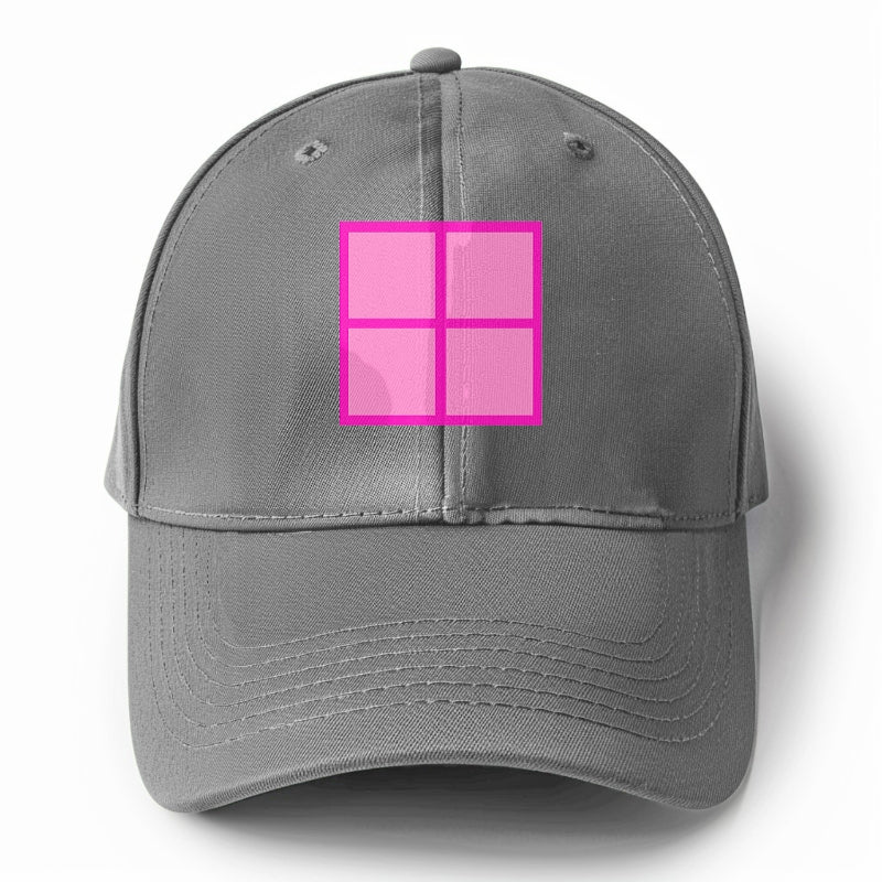 Retro 80s Tetris Blocks Pink Hat