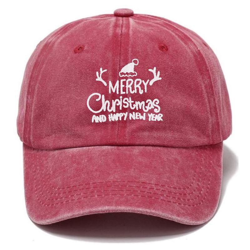 Merry Christmas And Happy New Year Hat