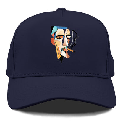 Abstract Smoking Man Hat