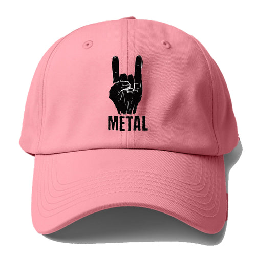 Heavy Metal Baseball Cap For Big Heads