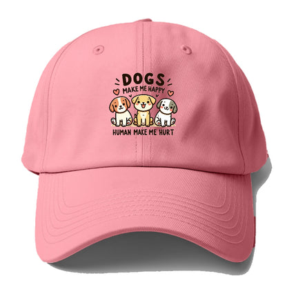 Dogs Make Me Happy Hat