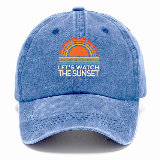 let's watch the sunset! Hat