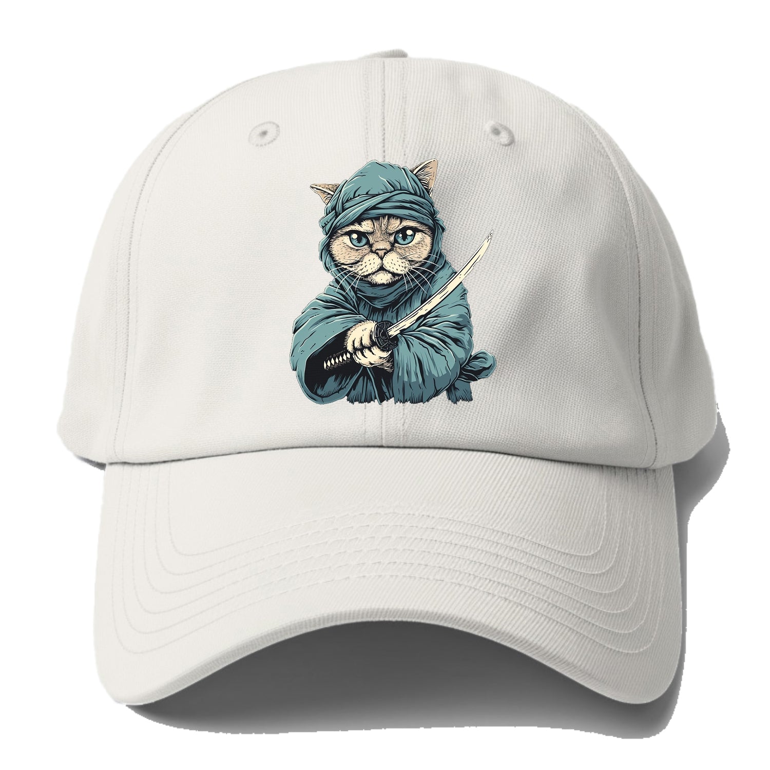 Ninja Cat Fierce Feline Warrior Hat