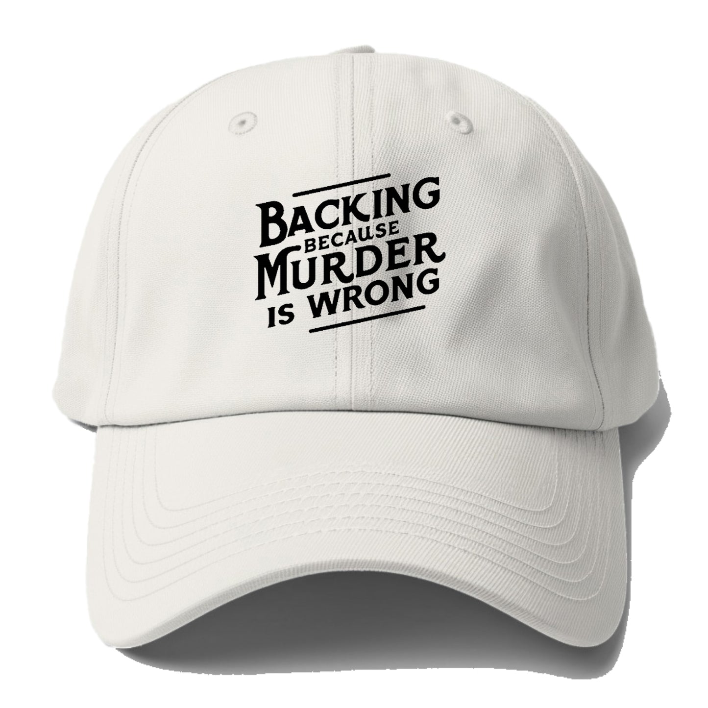 backing because murder is wrong Hat