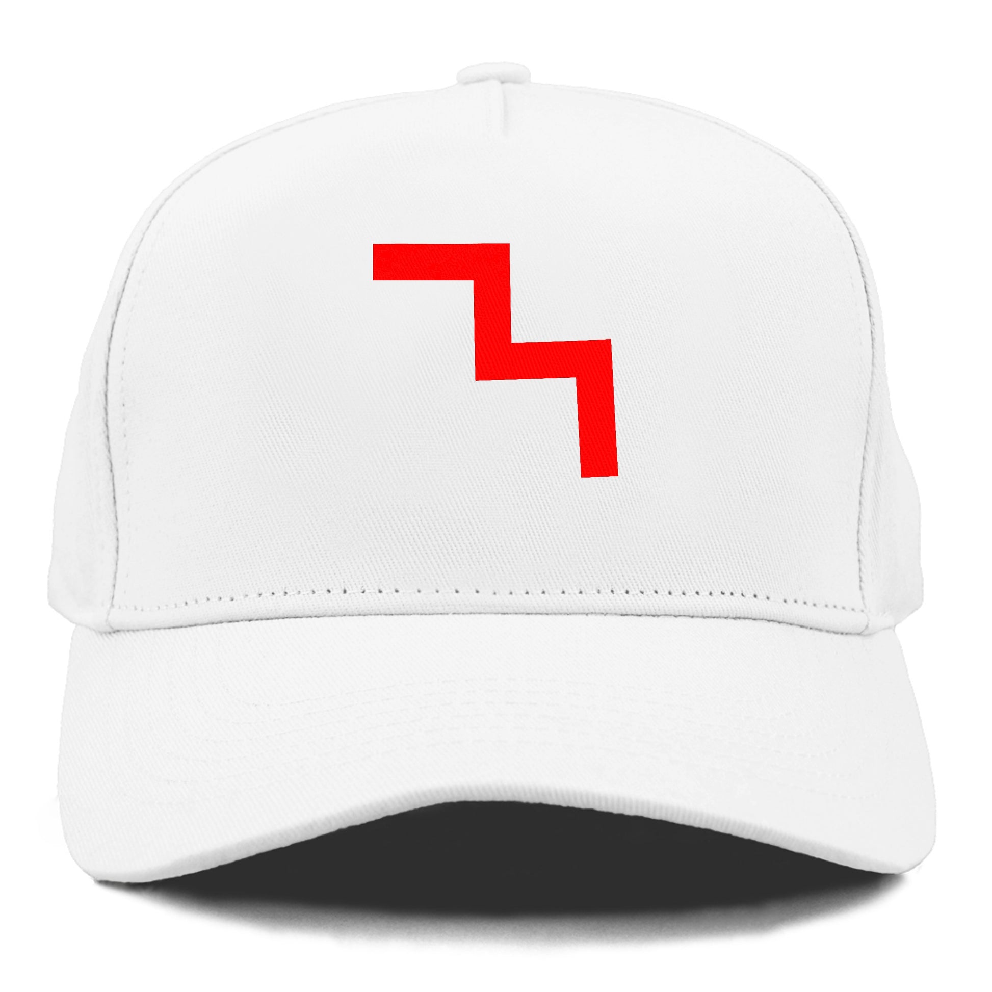 Retro 80s Zig Zag Red Hat