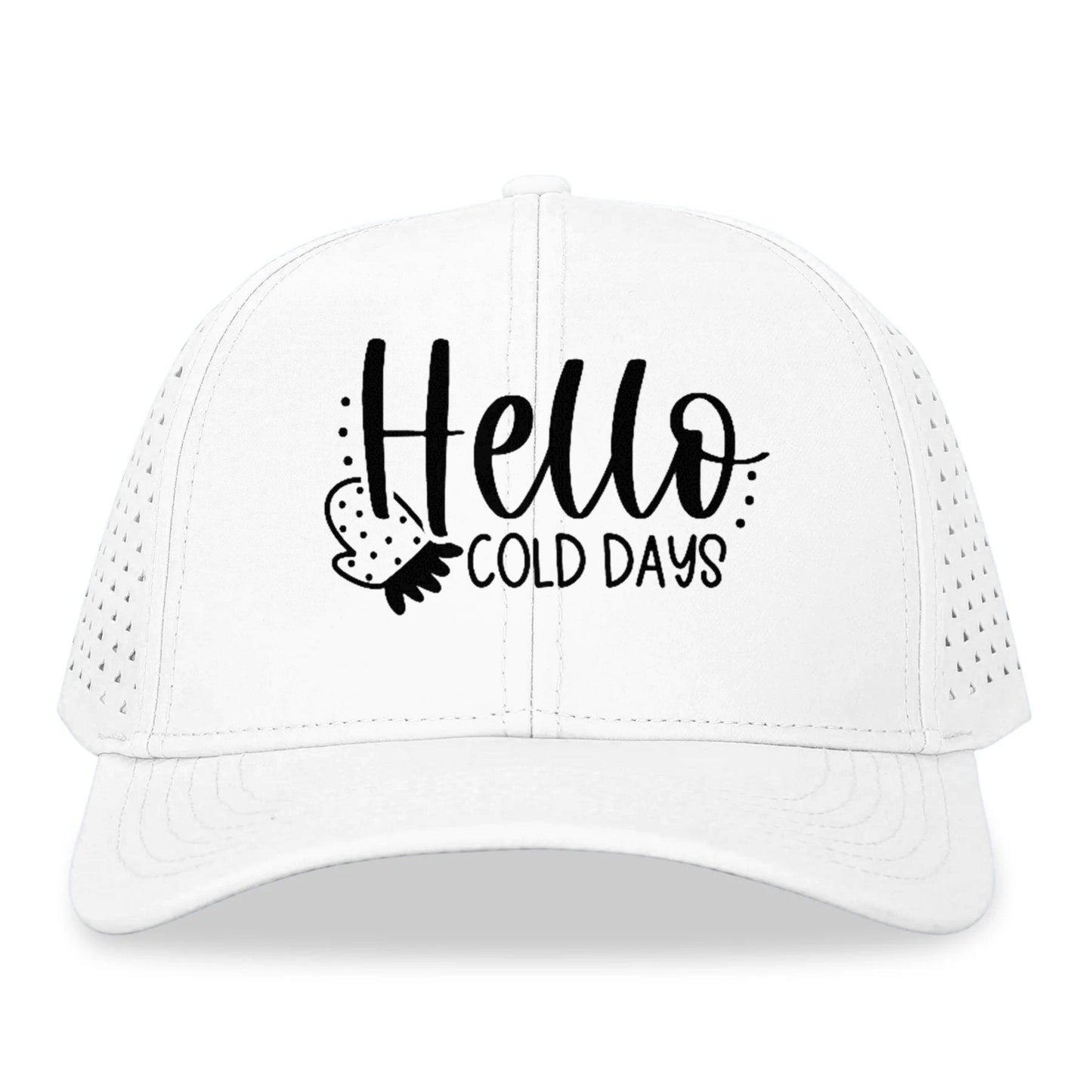 hello cold days Hat