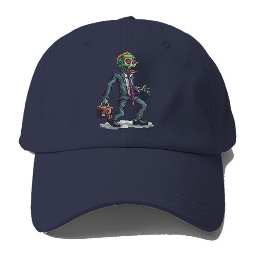 Undead Workaholic Office Zombie Baseball Cap For Big Heads