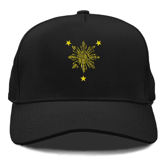 Filipino Cultural Sun Motif Hat