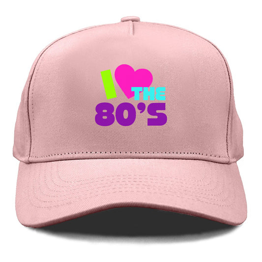 Retro 80s I Heart The 80s Hat