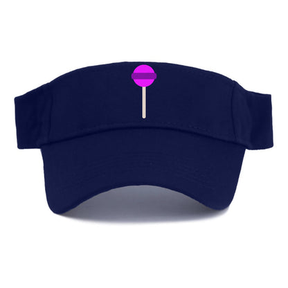 Retro 80s Lollipop Purple Hat