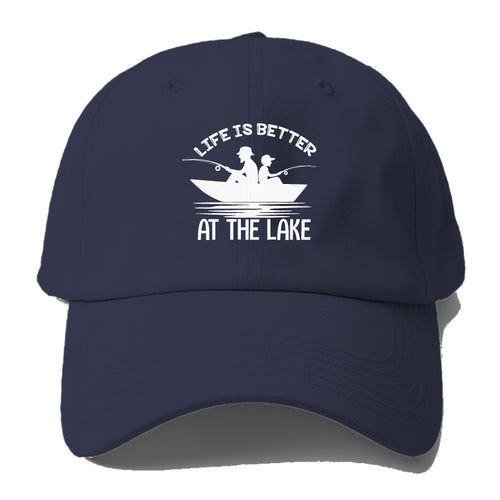 Life Is Better At The Lake Baseball Cap For Big Heads