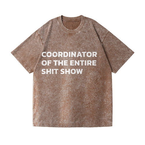 Coordinator Of The Entire Shit Show Vintage T-shirt