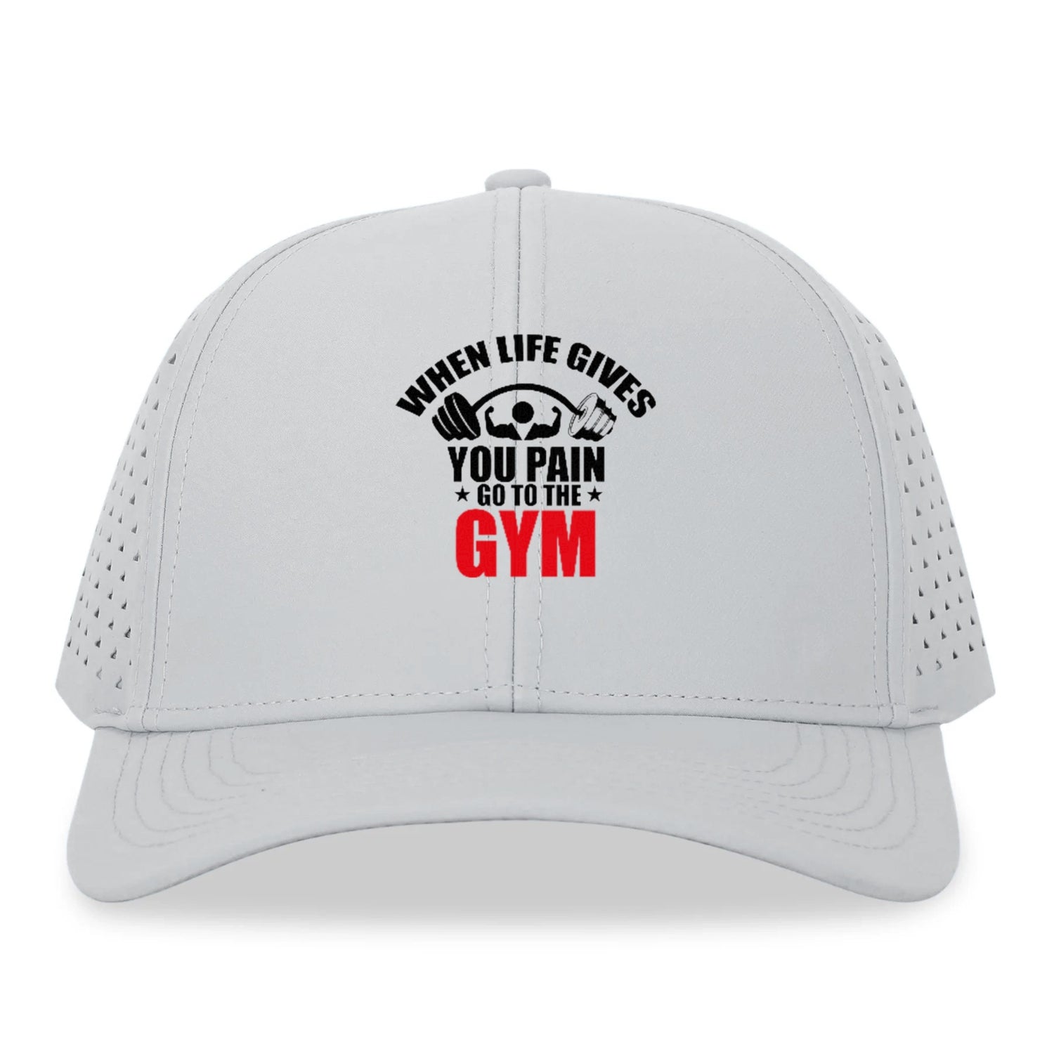 when life gives you pain go to the gym Hat