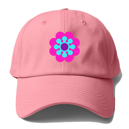 Retro 80s Flower Pink Hat