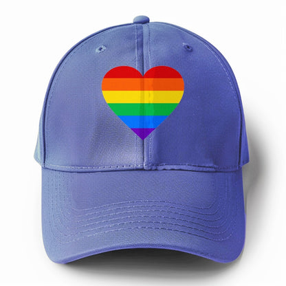 raindow heart Hat