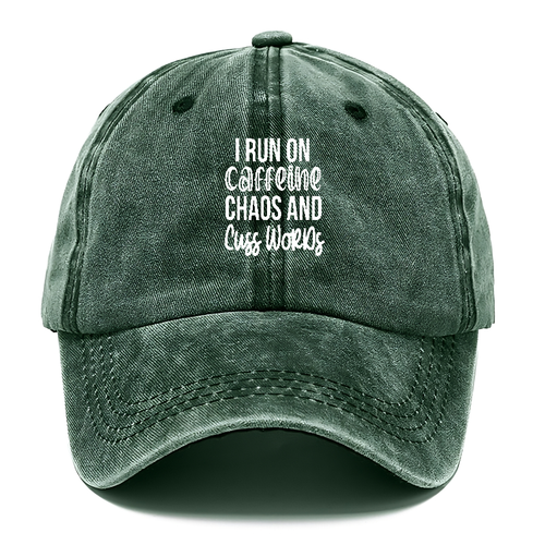 I Run On Caffeine And Chaos Classic Cap