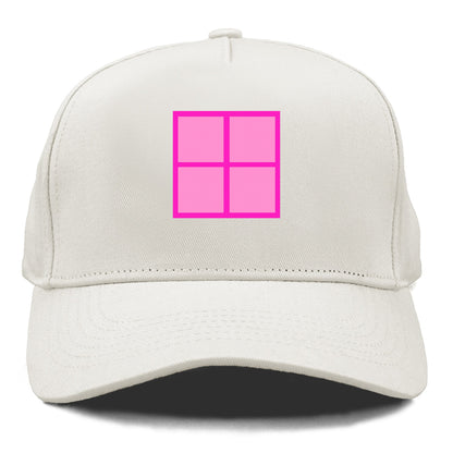 Retro 80s Tetris Blocks Pink Hat