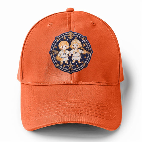 Gemini Zodiac Sign Solid Color Baseball Cap