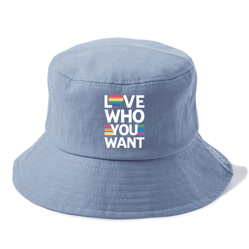 Love Who You Want Bucket Hat