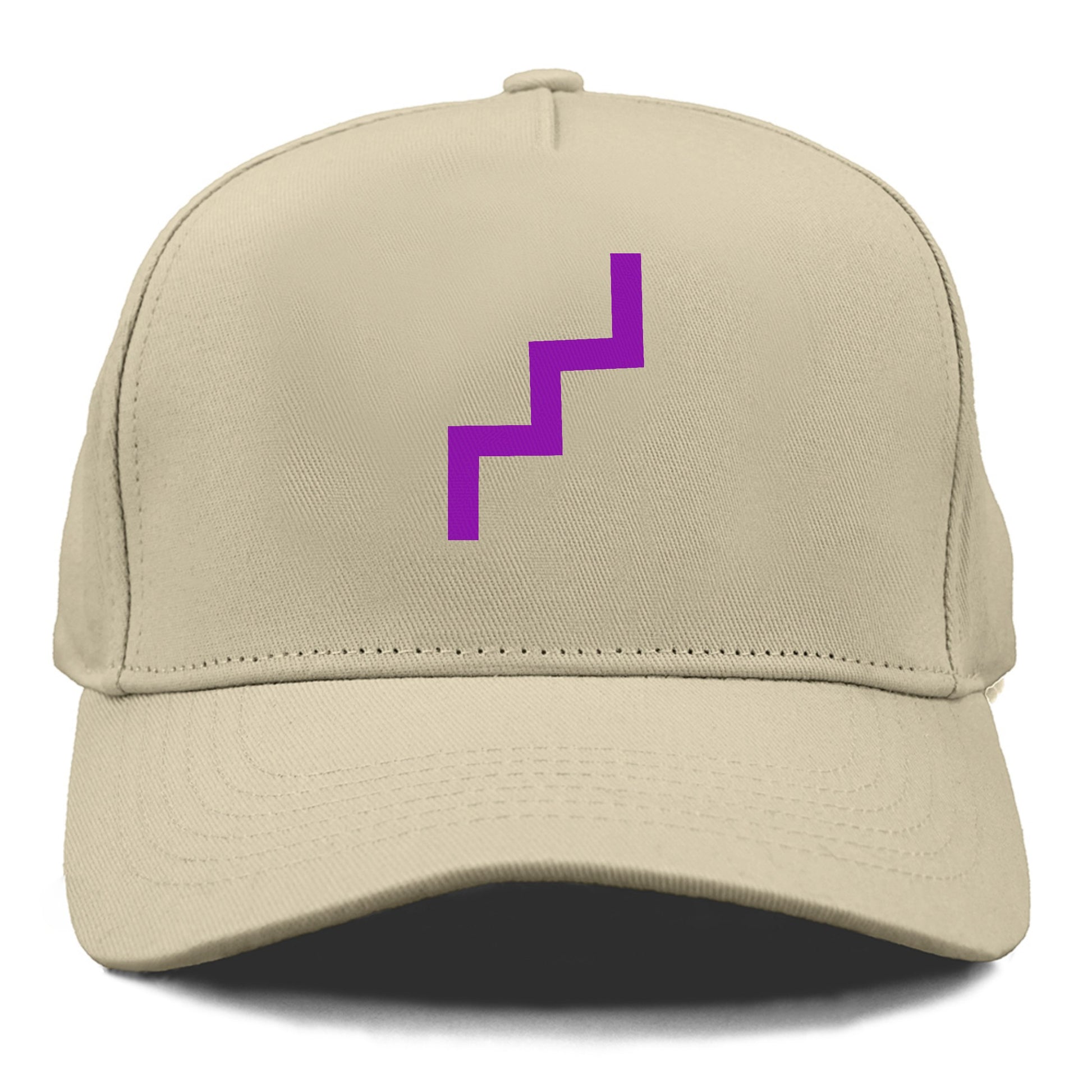 Retro 80s Zig Zag Purple Hat