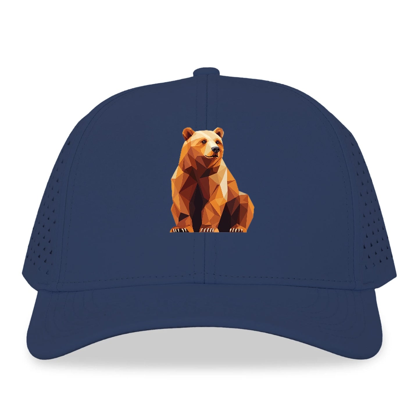 Geometric Bear in Rest Hat