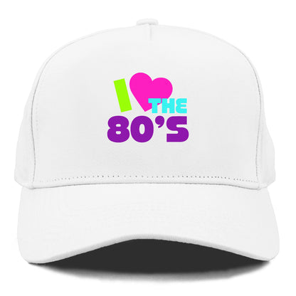 Retro 80s I Heart The 80s Hat