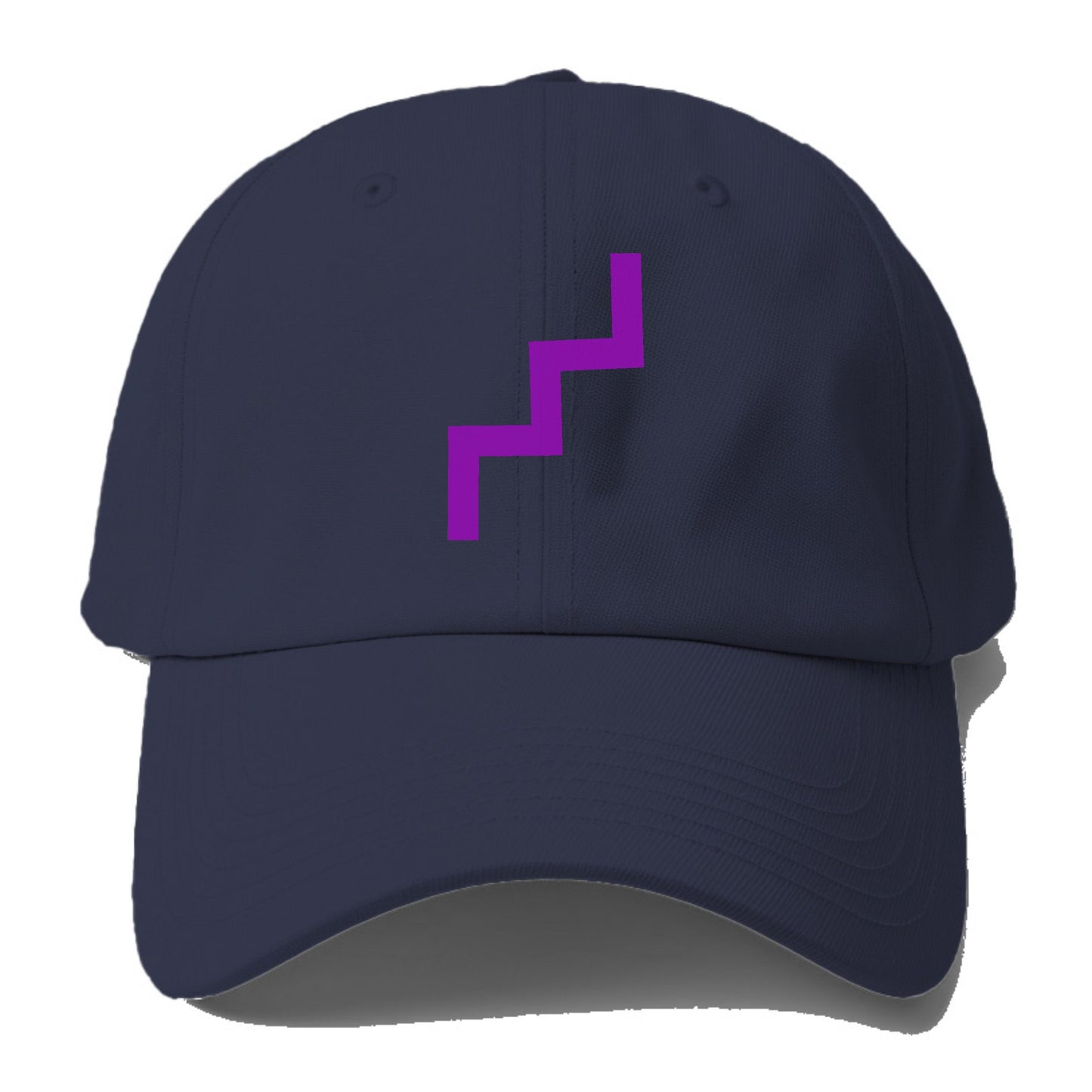 Retro 80s Zig Zag Purple Hat