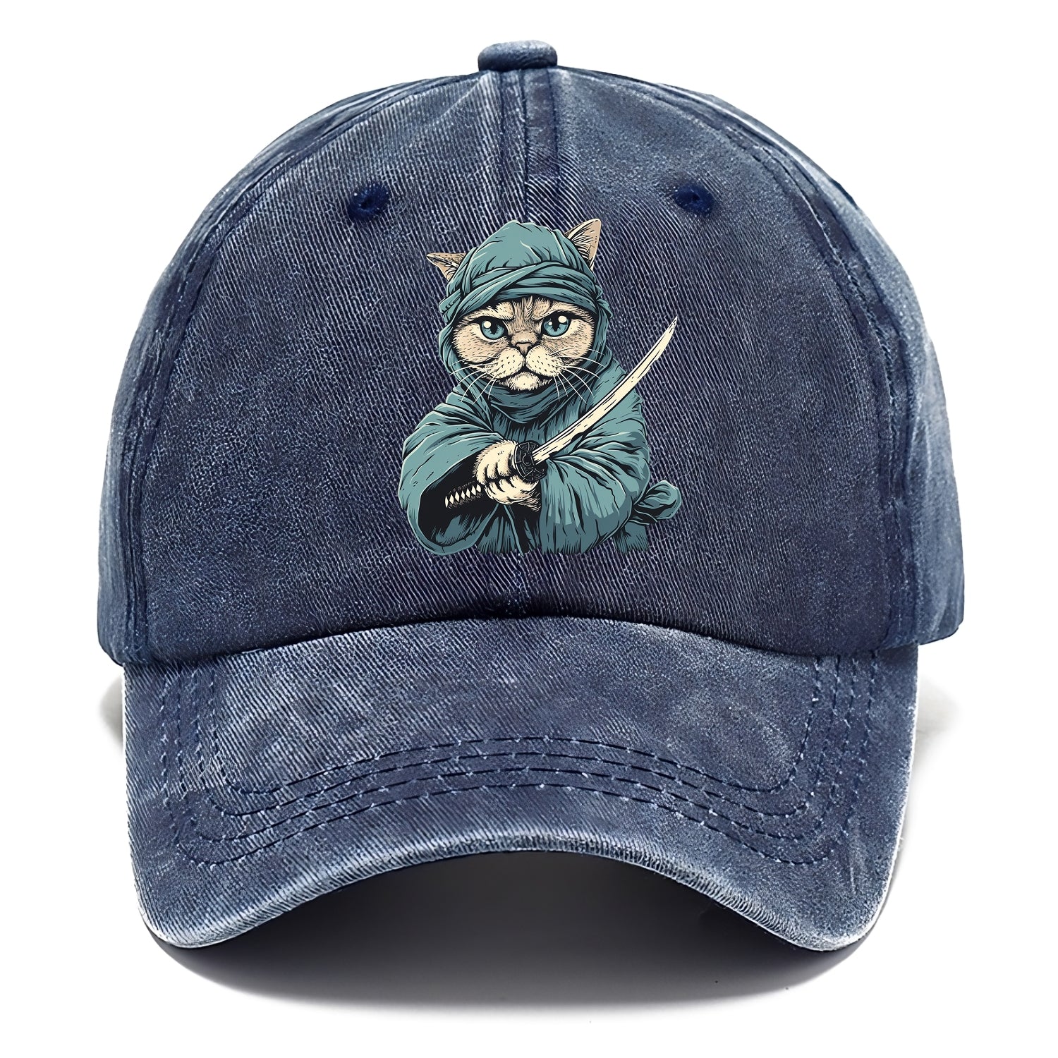 Ninja Cat Fierce Feline Warrior Hat