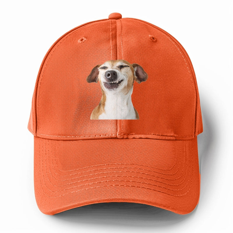 Joyful Jack Russell Terrier with a beaming, toothy smile Hat