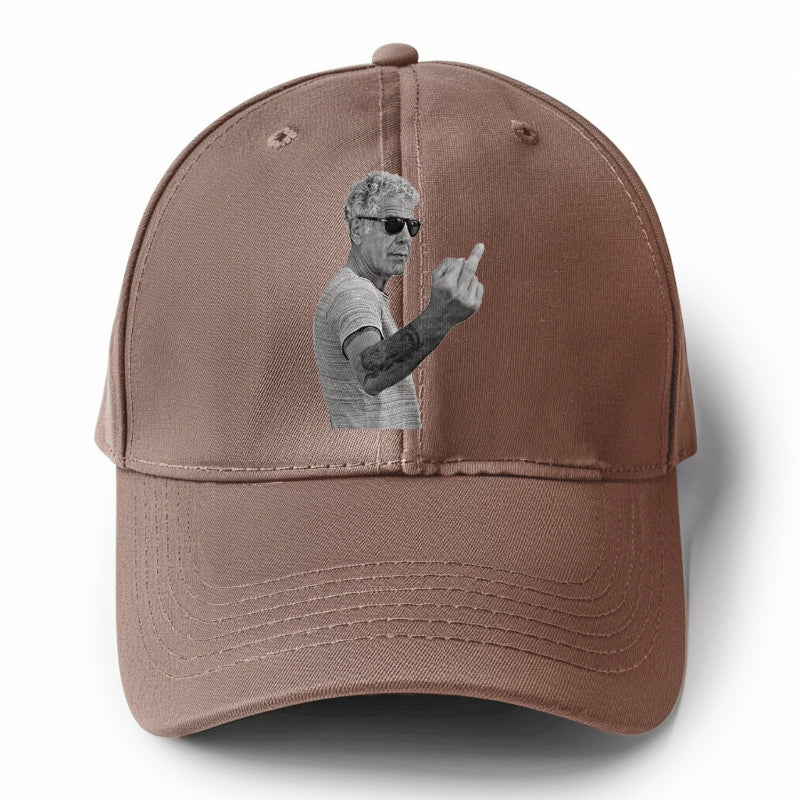 Anthony Bourdain Middle Finger Hat