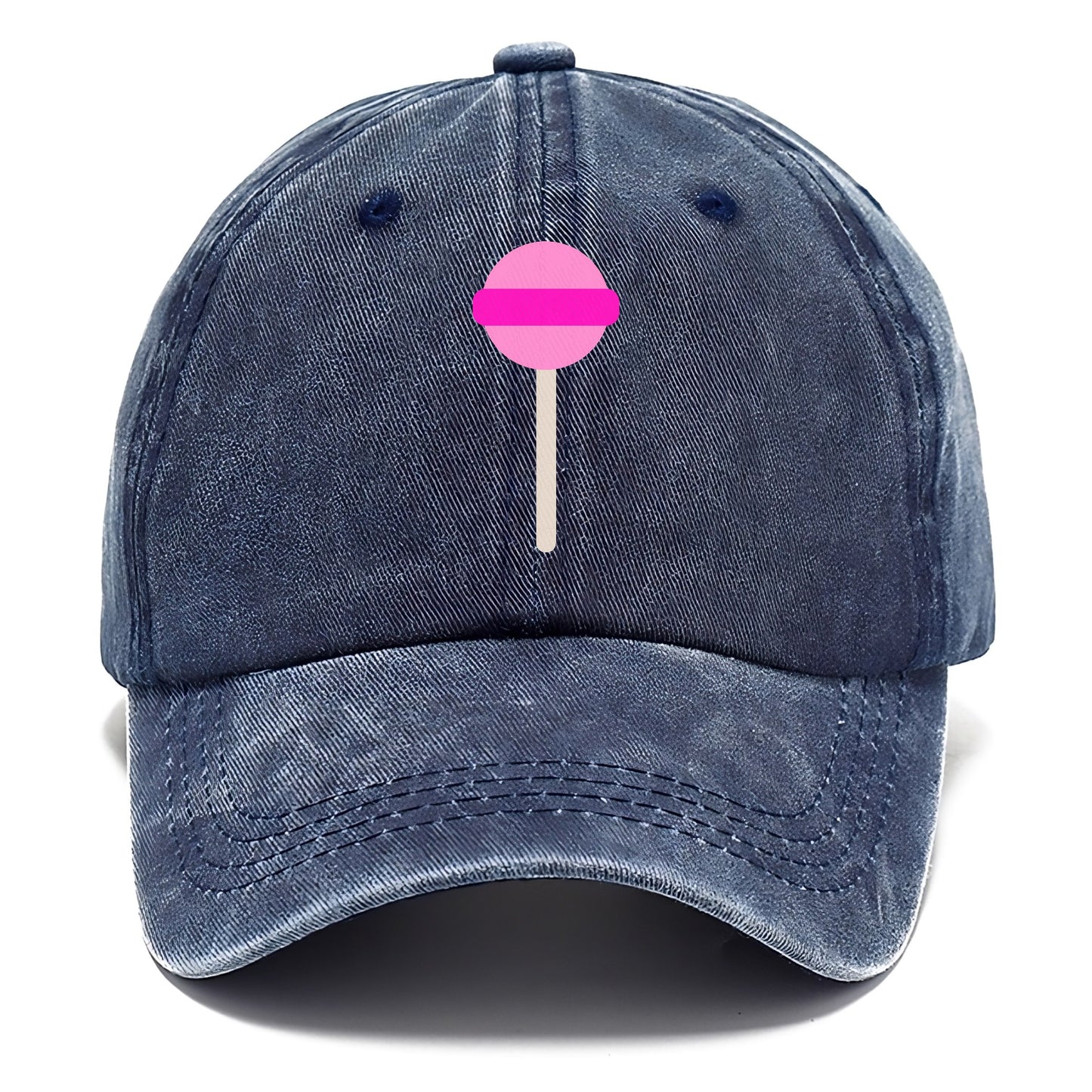 Retro 80s Lollipop Pink Hat