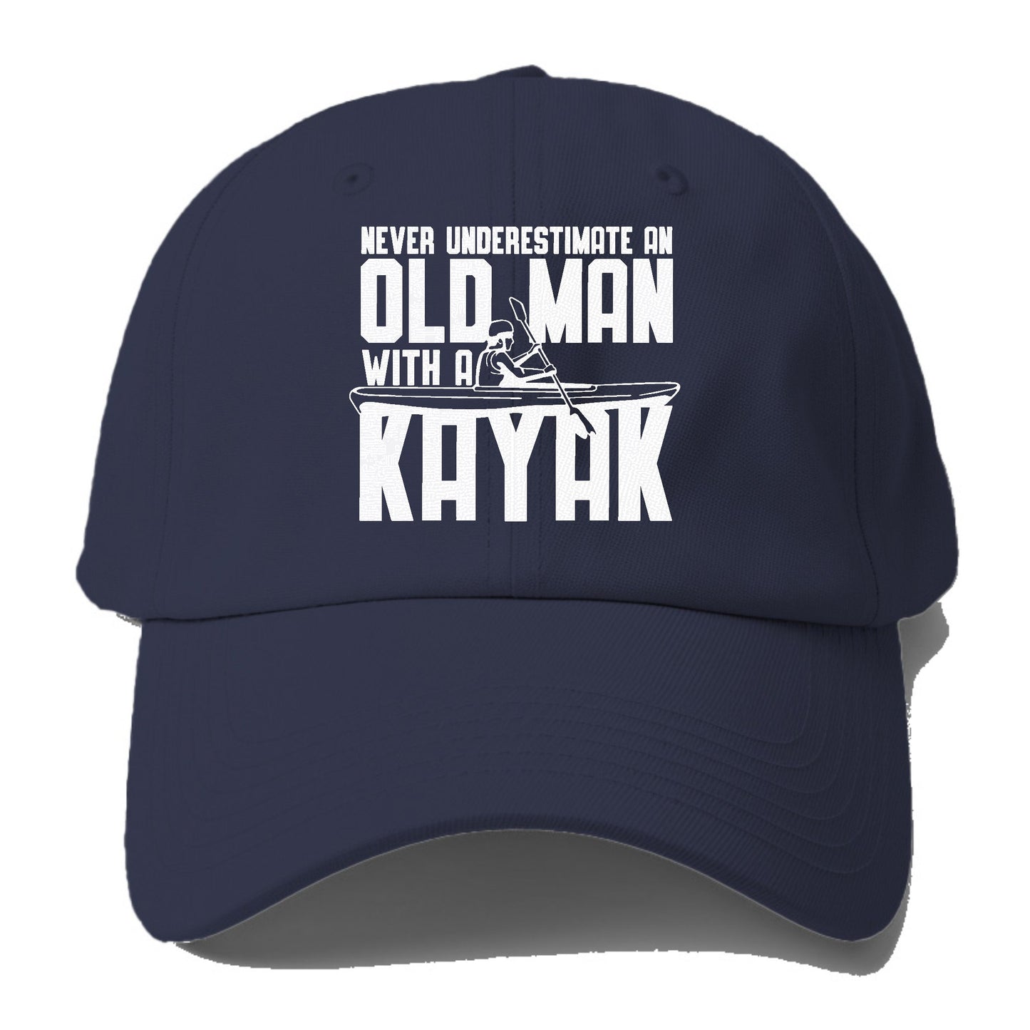 never underestimate an old man with a kayak!! Hat