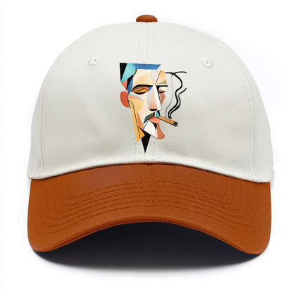 Abstract Smoking Man Hat