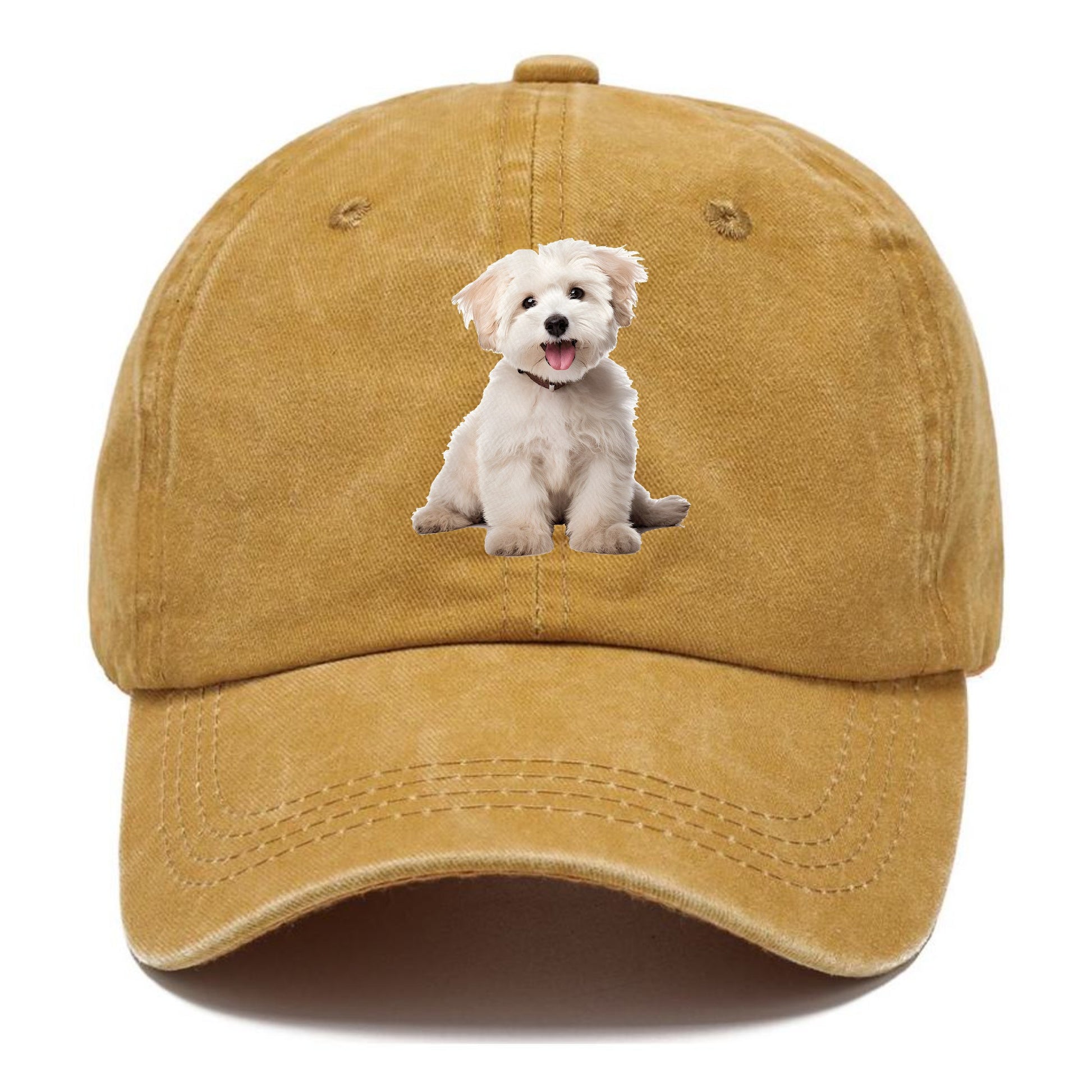 Adorable white puppy Hat