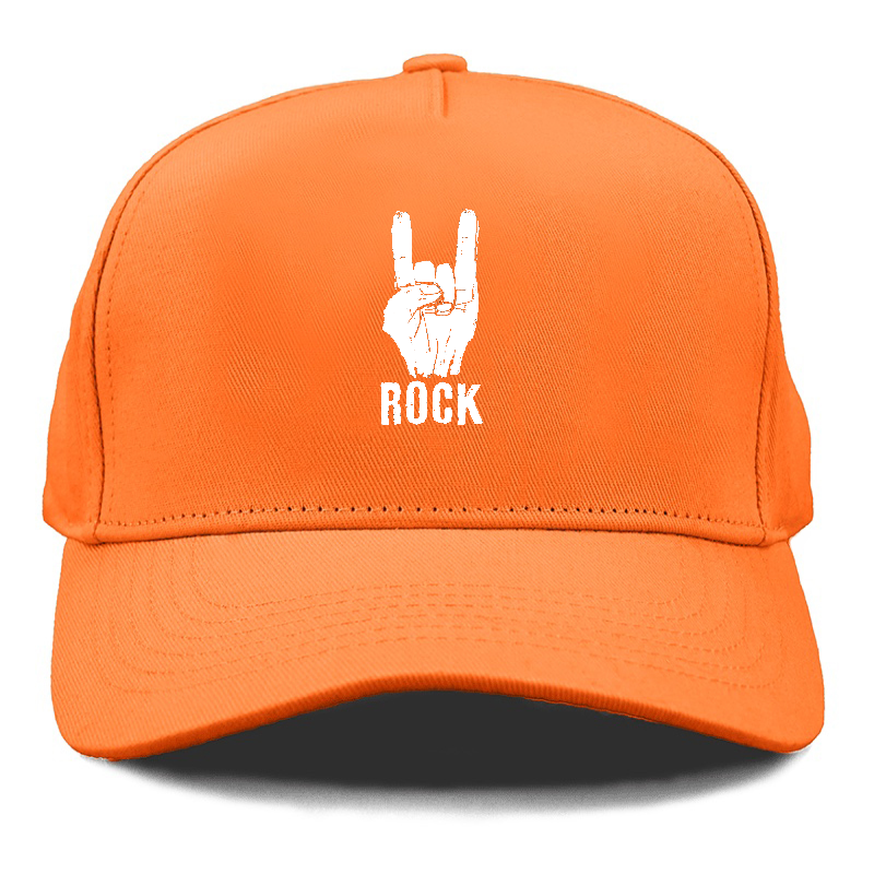 hand horn rock n roll Hat