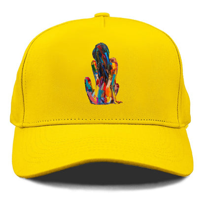 Vibrant Reflection Abstract Beauty Hat