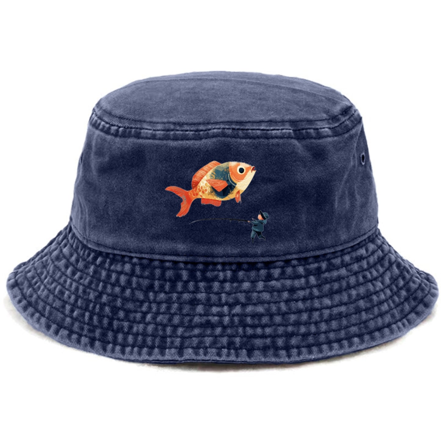 Big Catch  Man and Fish Hat